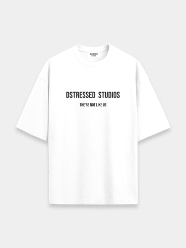 Dstressed Studios Not Like Us White Tee
